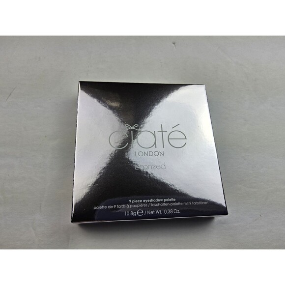 Ciate London Bronzed 9pc Eyeshadow Trend Palette Metallics Mattes Full Size New - Picture 2 of 4